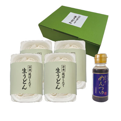 冷凍延ばしたて生うどんつゆセット