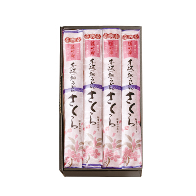 手延べ細うどんさくら　180ｇ×4束