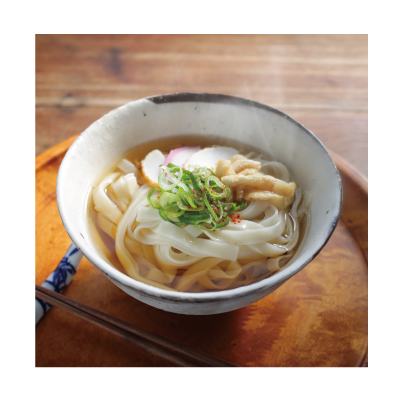 雪ひらうどん