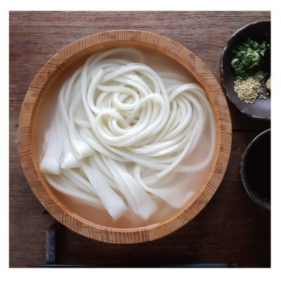 半生うどん（温）
