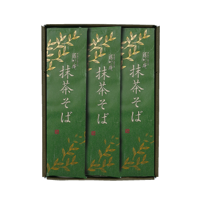 抹茶そば160g×3袋　