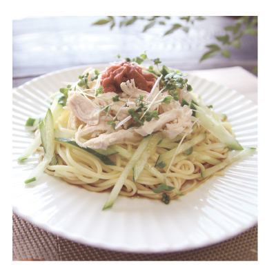 冷し中華　梅だれ