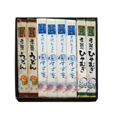 うどん2種とひやむぎ詰合せ　※オンラインショップなら全国一律送料当社負担