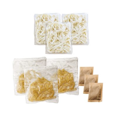 プレミアム手延べうどん きざみきつねうどん3食セット