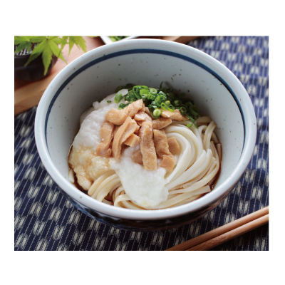 【冷凍】きざみきつねとろろうどん3食☆冷凍・よりどり3箱以上で送料無料(北海道・沖縄は送料600円)