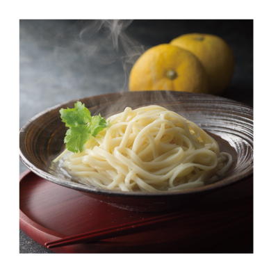 手延べ極細うどん絹ひめ「ゆず」