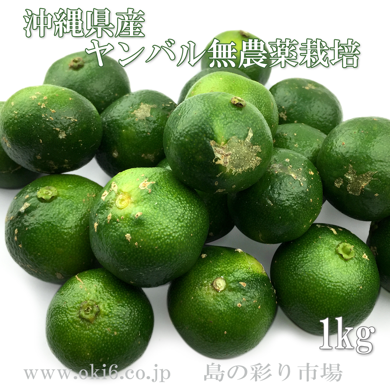 沖縄県産シークヮーサー果実（1kg）