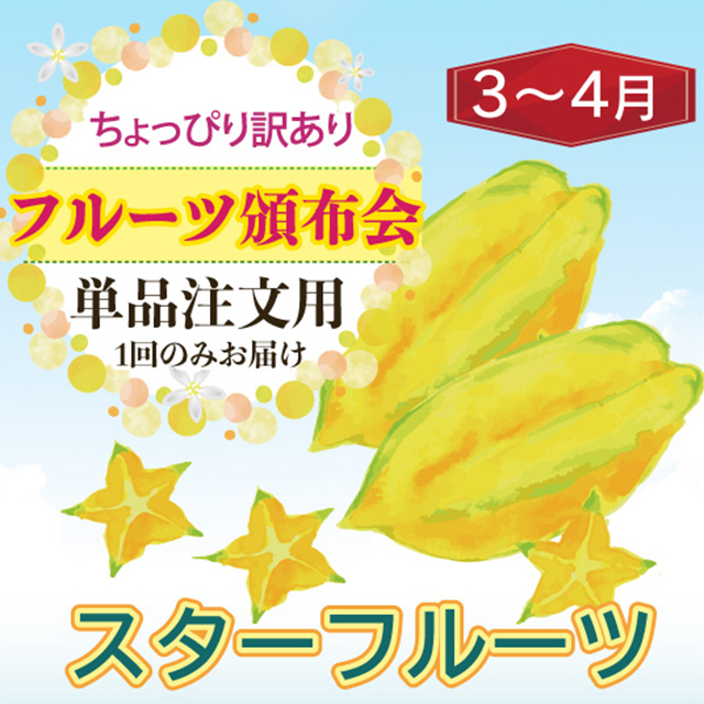 お得なワケアリ果実　スターフルーツ