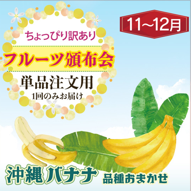 お得なワケアリ果実　島バナナ