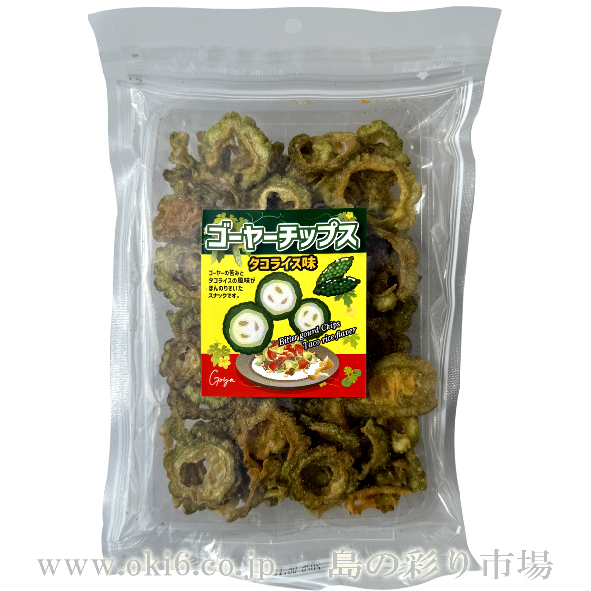 竹商事:ゴーヤーチップス タコライス味