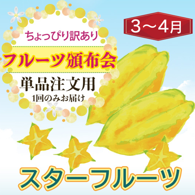お得なワケアリ果実　スターフルーツ