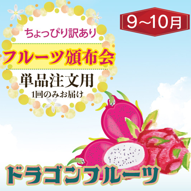 お得なワケアリ果実　ドラゴンフルーツ