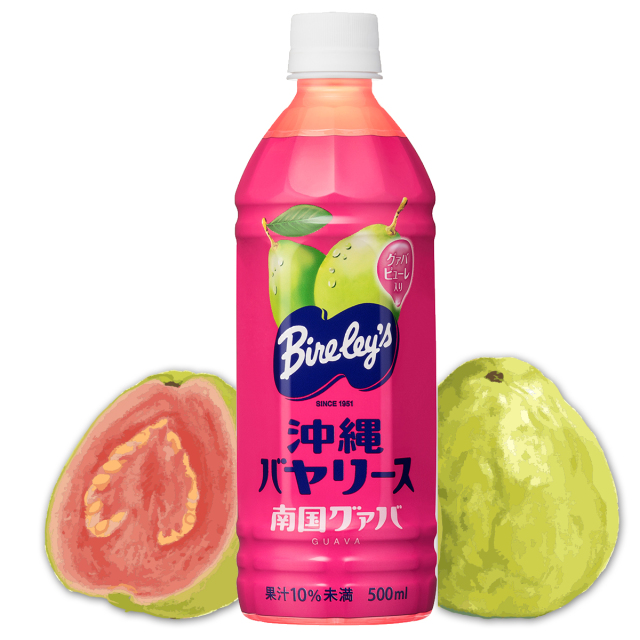 沖縄バヤリース:南国グァバ PET500ml(単品)