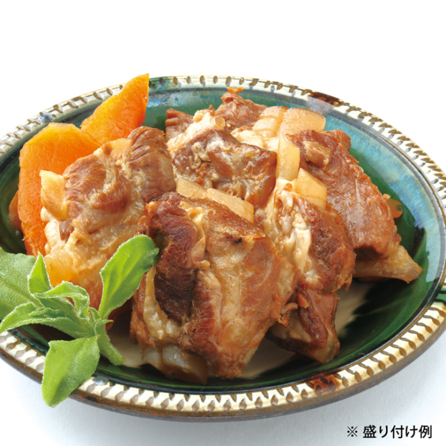 軟骨ソーキ盛り付け例