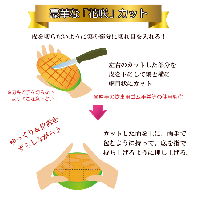 キーツマンゴー切り方　詳細