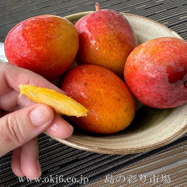 ミニマンゴーの薄い種