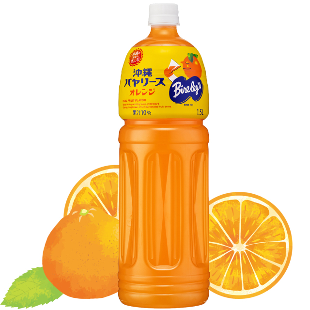 沖縄バヤリース:オレンジ PET1.5L(単品)