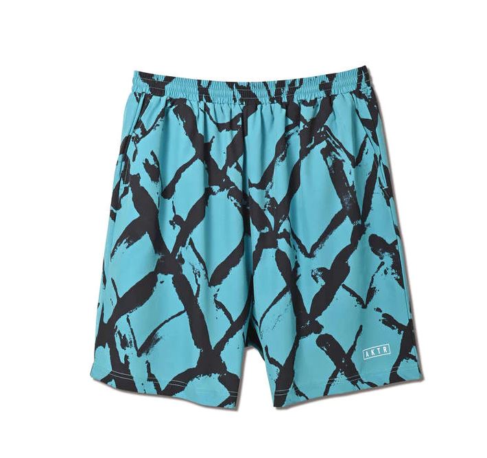 123003002BL / AKTR / NETTING SHORT WIDE PANTS / ハーフパンツ / アクター / バスケットボール