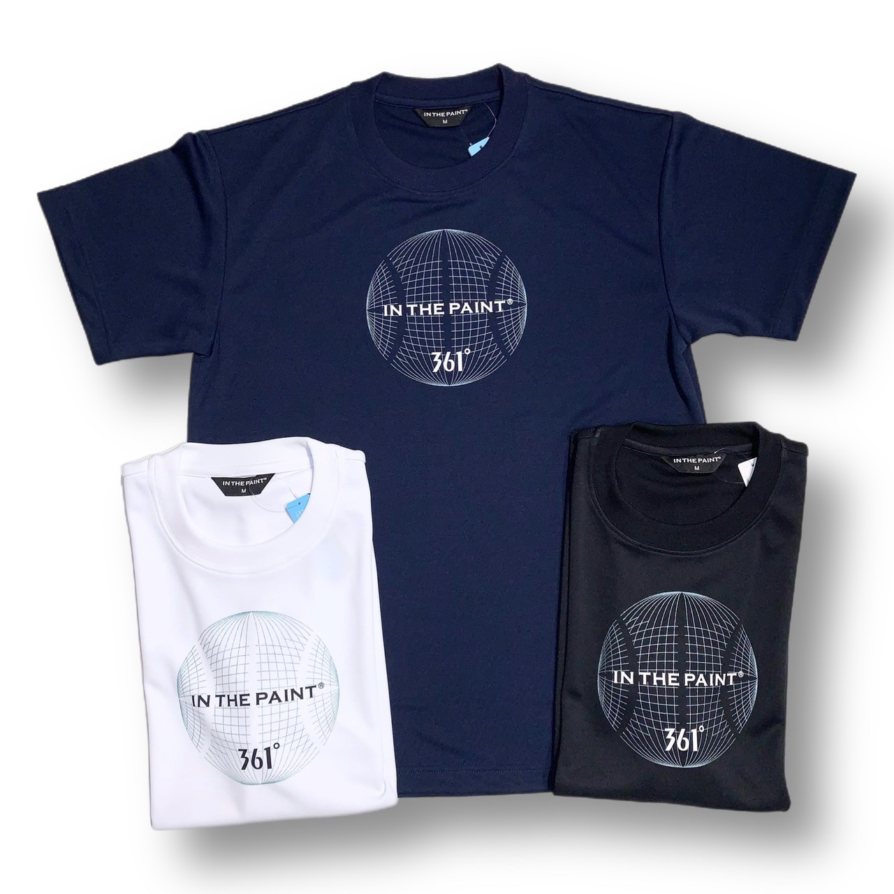 インザペイント Tシャツ XXLサイズ バスケット 青白く