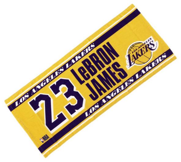 Nba Nba ロサンゼルス レイカーズ フェイスタオル 23 James バスケットボール タオル