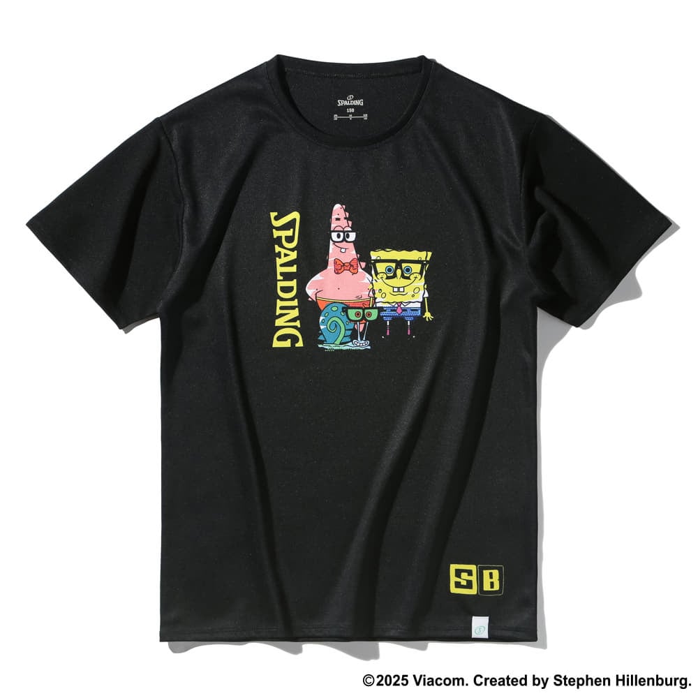 SSJT25177S/ スポルディング / SPALDING / ジュニア Tシャツ スポンジ・ボブ ドレスアップ  / バスケ / バスケットボール
