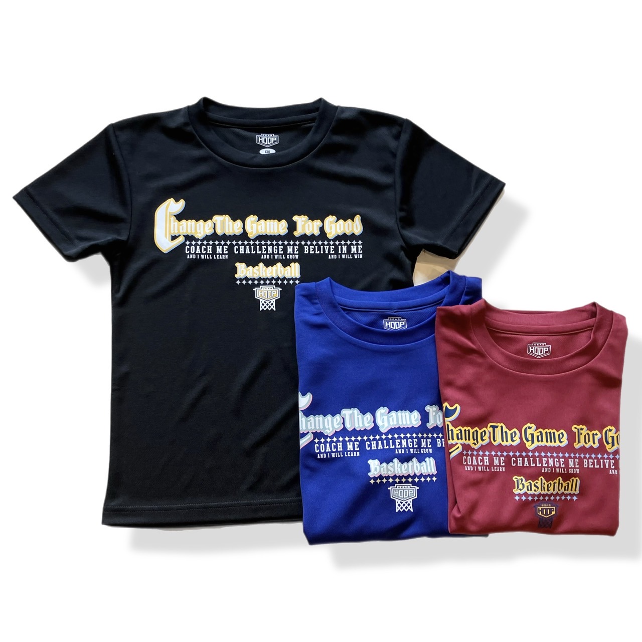 HGT-2503/ 当店限定商品 / STEPBYSTEP / HOOP GEAR / フープギア / Ｔシャツ / キッズ / バスケットボール
