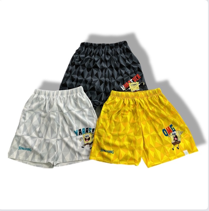 SJP25179S/ スポルディング / SPALDING / パンツ / ジュニア プラクティスパンツ スポンジ・ボブ フレーズ / ジュニア / バスケ / バスケットボール