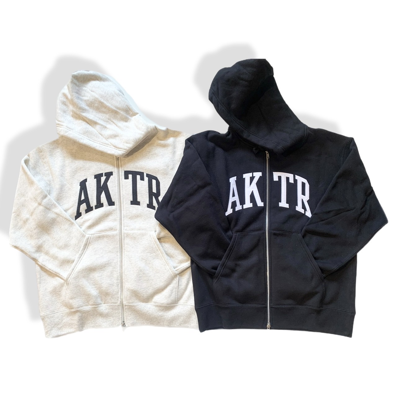 225-024010/ AKTR /COLLEGE LOGO SWEAT ZIP HOODIE   /ジップーーディー / アクター / バスケットボール