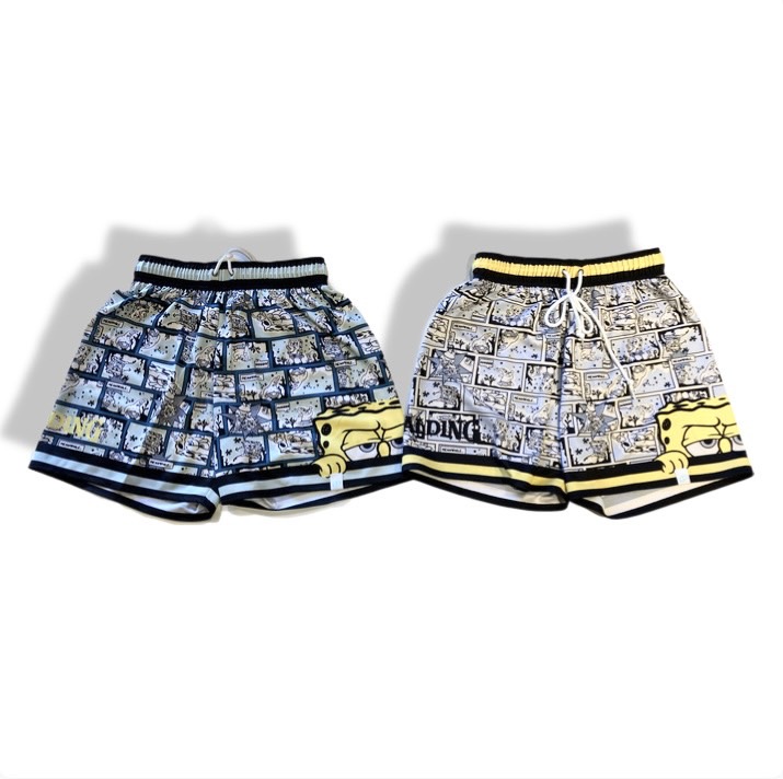 SMP26034S/ スポルディング / SPALDING / パンツ /ジャージーショーツ スポンジボブ カートゥーン/  バスケ / バスケットボール