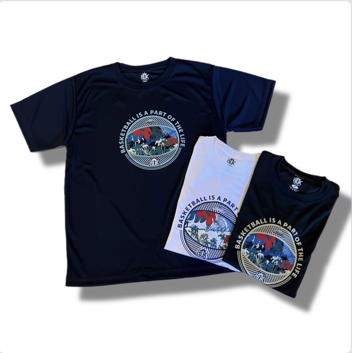 OBKTS-2603/【2026春夏新作】 OBK / OKINAWA BASKETEBALL KINGDOM / STEP BY STEP オリジナル /  Tシャツ / バスケットボール