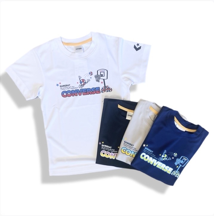 CB461356/ CONVERSE / コンバース /JRプリントＴシャツ /Tシャツ/ バスケットボール/ジュニア