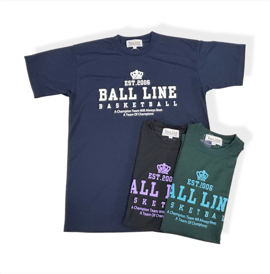 BT-1801/【2026春夏新作】 BALL LINE  / Ｔシャツ / T-SHIRTS / ボールライン / バスケットボール
