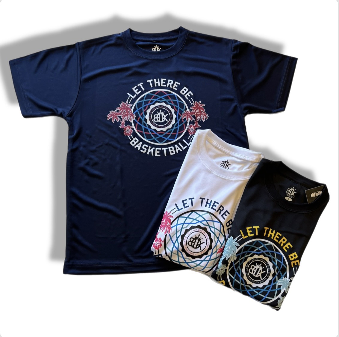 OBKTS-2608/【2026春夏新作】 OBK / OKINAWA BASKETEBALL KINGDOM / STEP BY STEP オリジナル /  Tシャツ / バスケットボール