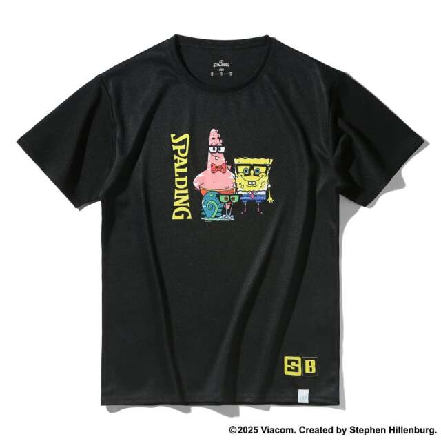 SSJT25177S/ スポルディング / SPALDING / ジュニア Tシャツ スポンジ・ボブ ドレスアップ  / バスケ / バスケットボール