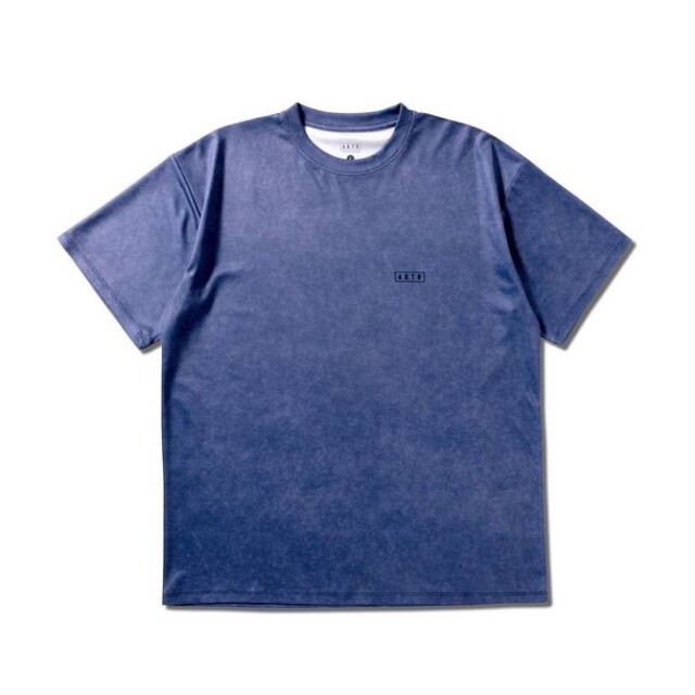 224-001005-BL / AKTR / MOCK GARMENT DYED LOOSE FIT SPORTS TEE / Tシャツ / アクター / バスケットボール