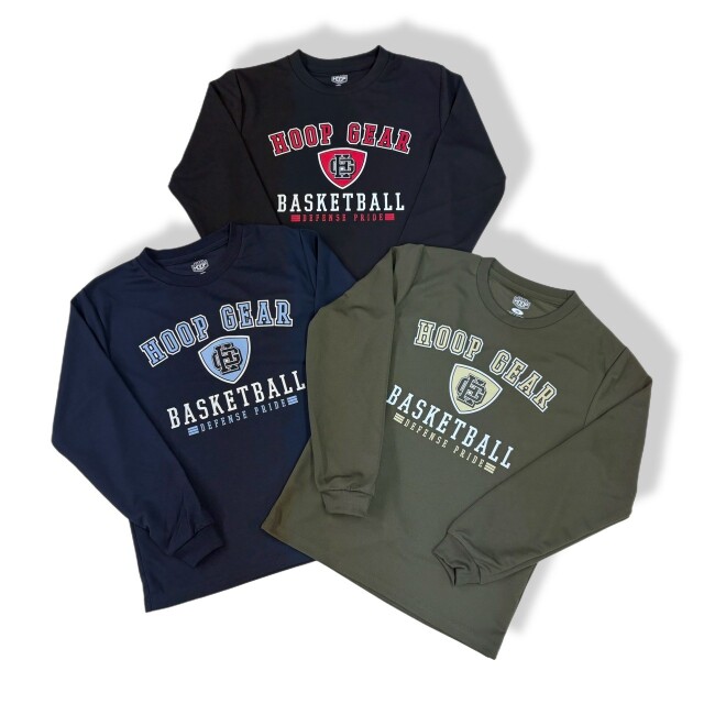 HGT-2402/【2024新作秋冬】/ 当店限定商品 / STEPBYSTEP / HOOP GEAR / フープギア / Ｔシャツ / キッズ / バスケットボール