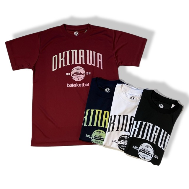 OBKTS-2406 / 【2024春夏新作】 OBK / OKINAWA BASKETEBALL KINGDOM / STEP BY STEP オリジナル /  Tシャツ / バスケットボール