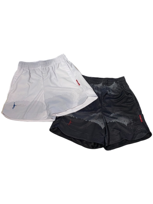 ITP25407/ IN THE PAINT / インザペイント /[膝上ショート丈] カーマイン＆インディゴ グラデーションパターン ショーツ/ バスパン / バスケットボール