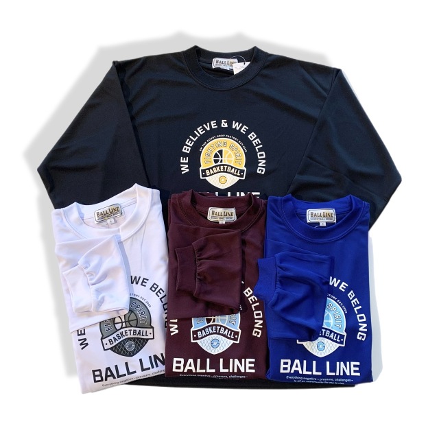 BT-6760/【2025秋冬新作】 BALL LINE  / Ｔシャツ / T-SHIRTS / ボールライン / バスケットボール