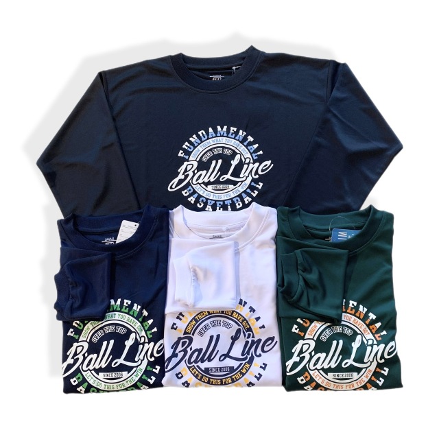 NBT-6753/ 【2025秋冬新作】 BALL LINE  / ロングスリーブ / LONGSHIRTS / ボールライン / バスケットボール