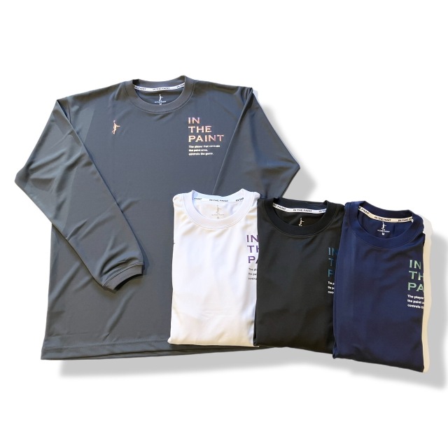 ITP25435/ IN THE PAINT / インザペイント /ベーシック グリッターロゴ ロングスリーブ/ ロンT / バスケットボール