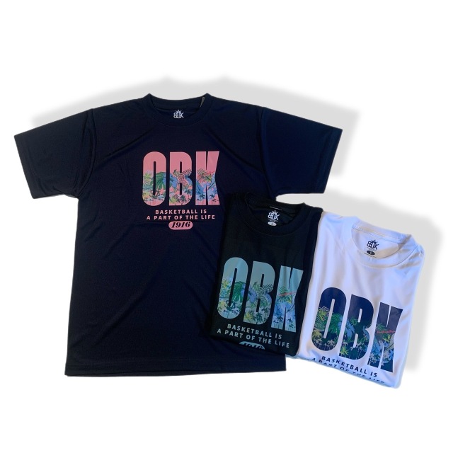 OBKTS-2510/【2025秋冬新作】 OBK / OKINAWA BASKETEBALL KINGDOM / STEP BY STEP オリジナル /  Tシャツ / バスケットボール