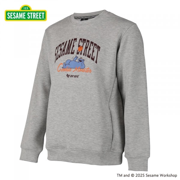 22465/セサミストリート/スウェット/長袖/BFIVE/ビーファイブ/バスケットボール