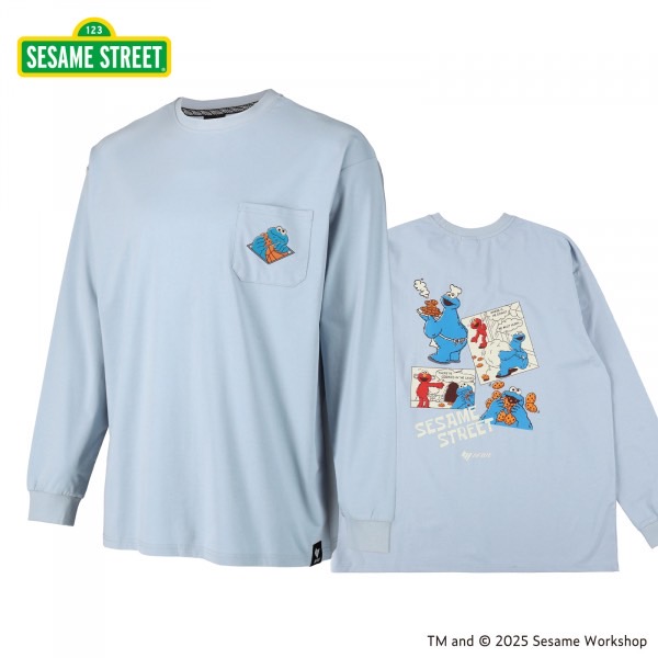22449/セサミストリート/トップス/長袖/BFIVE/ビーファイブ/バスケットボール