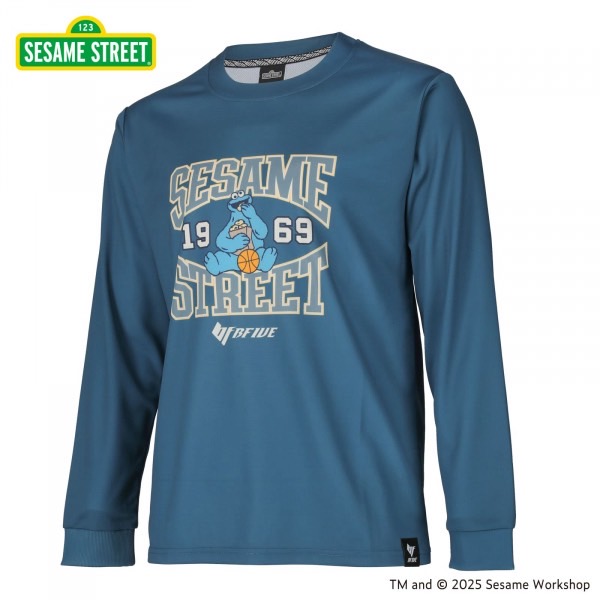 22423/セサミストリート/トップス/長袖/BFIVE/ビーファイブ/バスケットボール