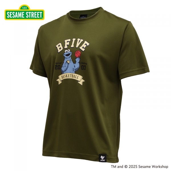 21894/セサミストリート/トップス/半袖/BFIVE/ビーファイブ/バスケットボール