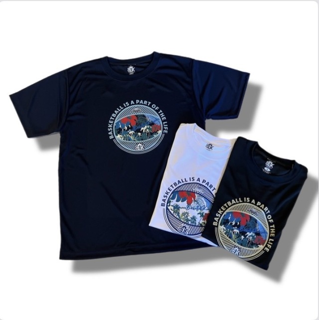 OBKTS-2603/【2026春夏新作】 OBK / OKINAWA BASKETEBALL KINGDOM / STEP BY STEP オリジナル /  Tシャツ / バスケットボール