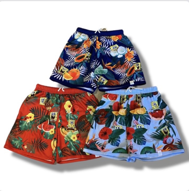 SMP26040S/ スポルディング / SPALDING / プラクティスパンツ スポンジ・ボブ トロピカル /パンツ/ バスケ / バスケットボール