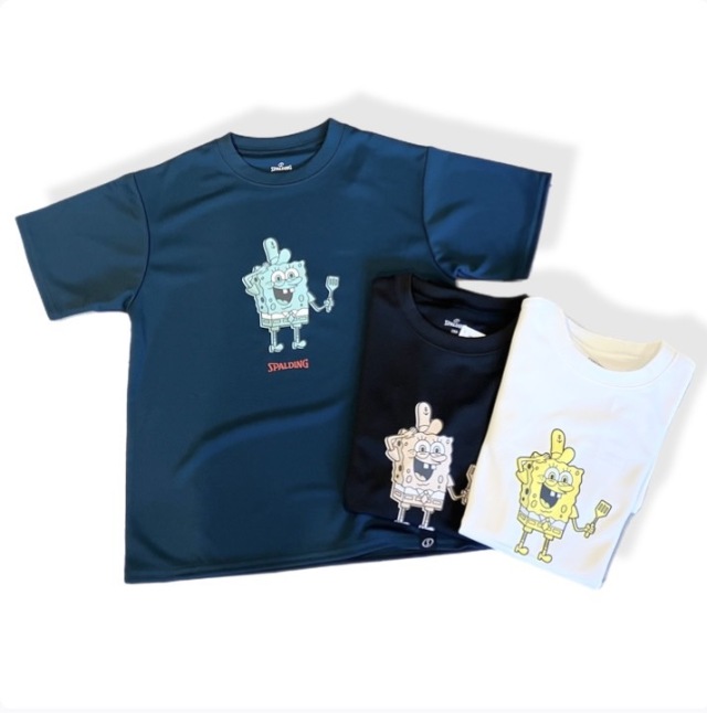 SJT26048S / スポルディング / SPALDING / Tシャツ スポンジ・ボブ クラビーパティ /Tシャツ / バスケ / バスケットボール/ジュニア