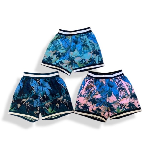 【2025秋冬新作】OBKSUP-2510/ OBK / STEP BY STEP オリジナル / 昇華パンツ / バスケット / ショート丈 / ポケットあり/バスパン / バスケットボール